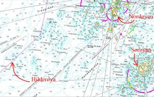 Hilderøya-kart